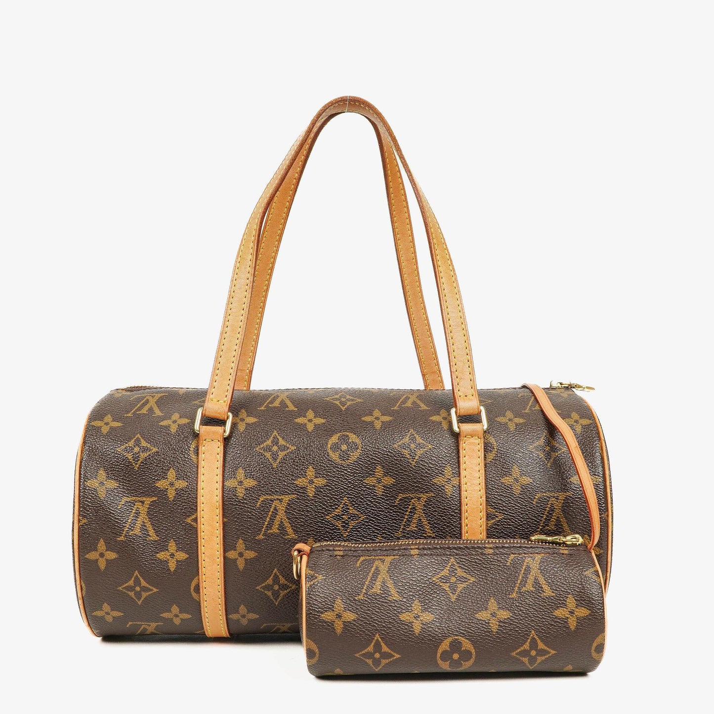 Louis Vuitton Papillon 30 Vintage Handtasche aus Monogram Canvas mit Mini Papillon Pochette