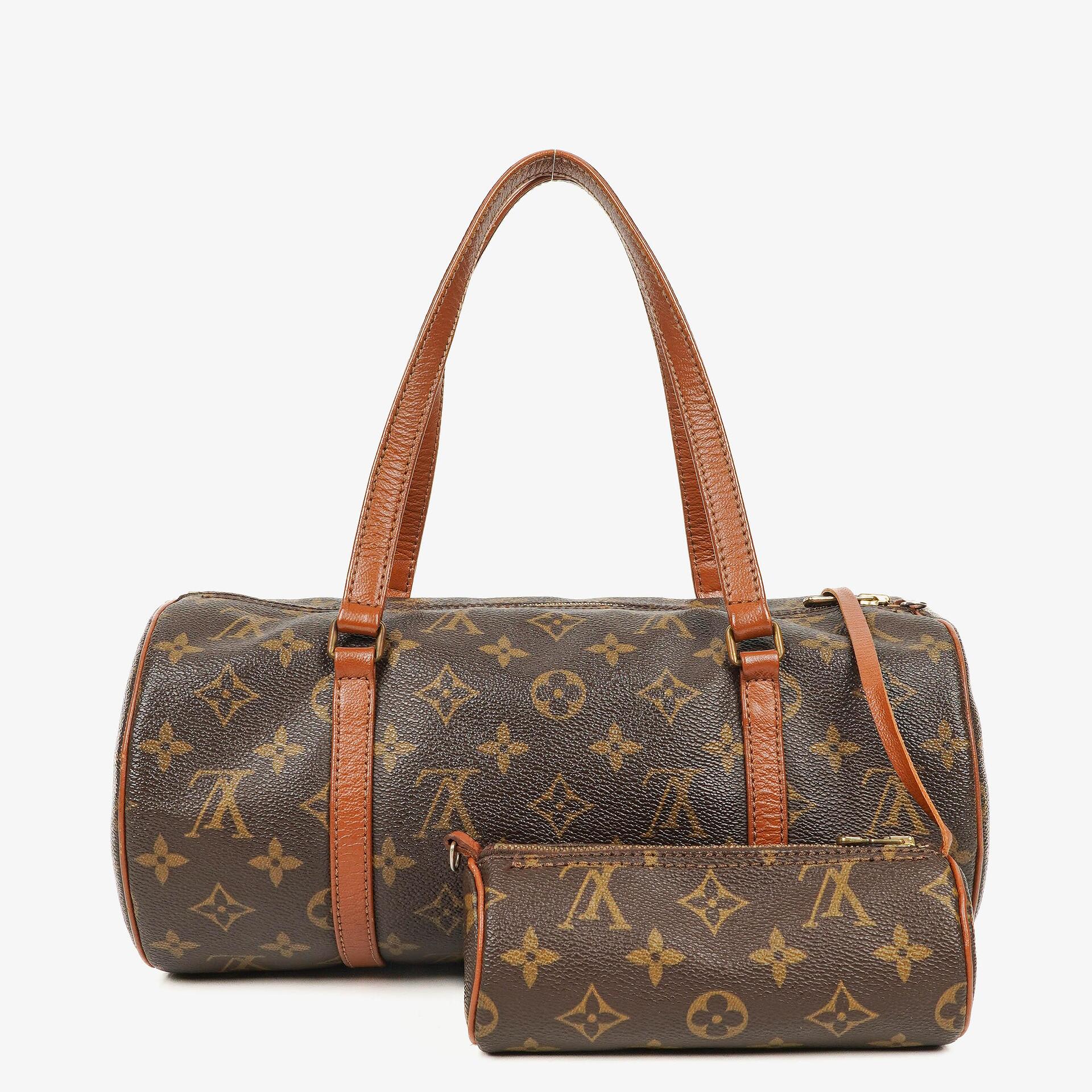 Louis Vuitton Papillon 30 Vintage Handtasche aus Monogram Canvas mit Mini Papillon Pochette