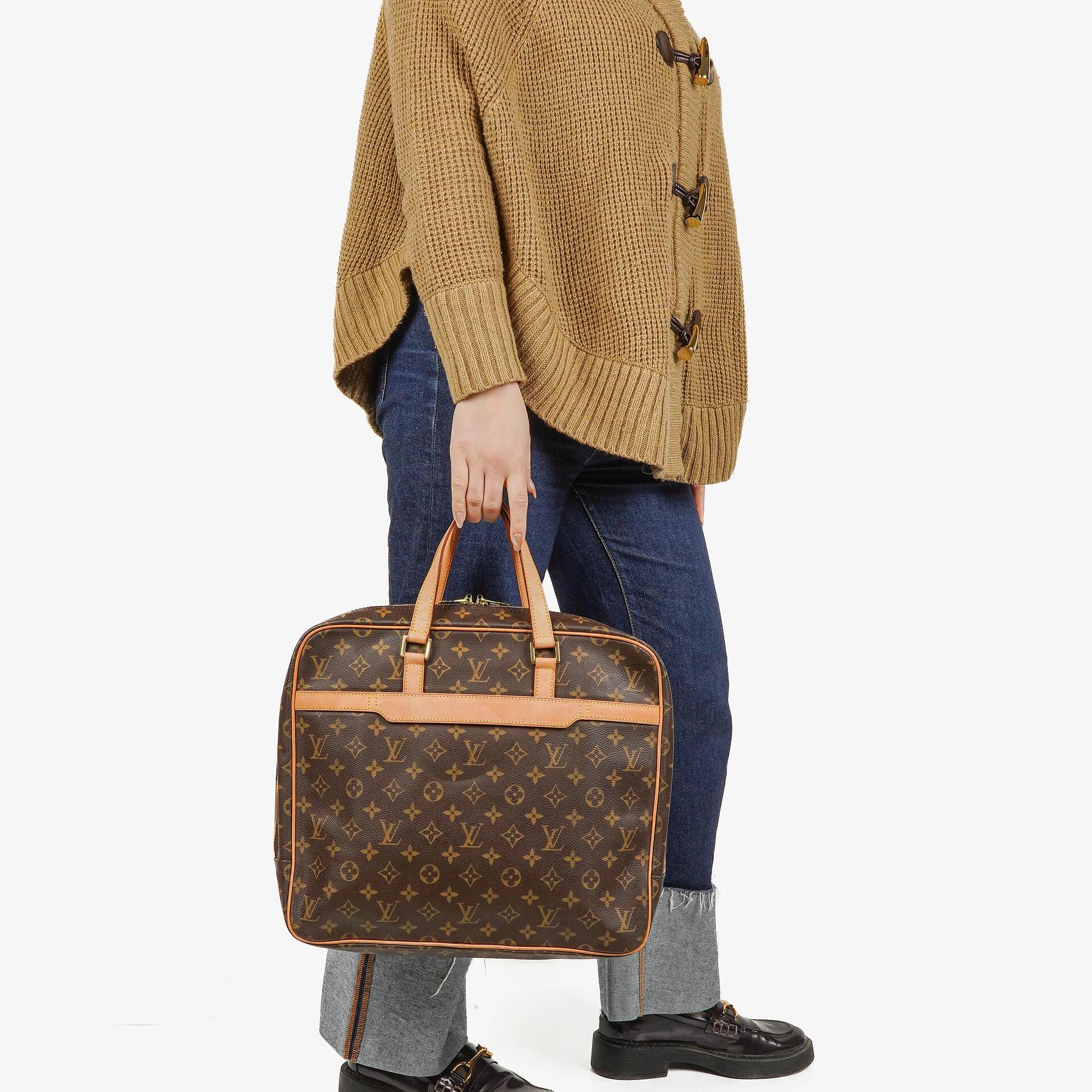 Louis Vuitton Pegase Porte Documents Aktentasche aus Monogram Canvas