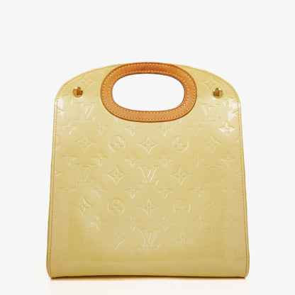 Louis Vuitton Maple Drive Tasche aus perlefarbenem Monogram Vernis