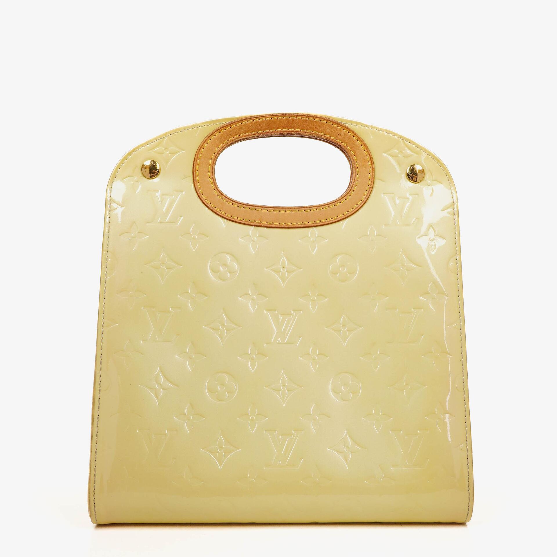 Louis Vuitton Maple Drive Tasche aus perlefarbenem Monogram Vernis
