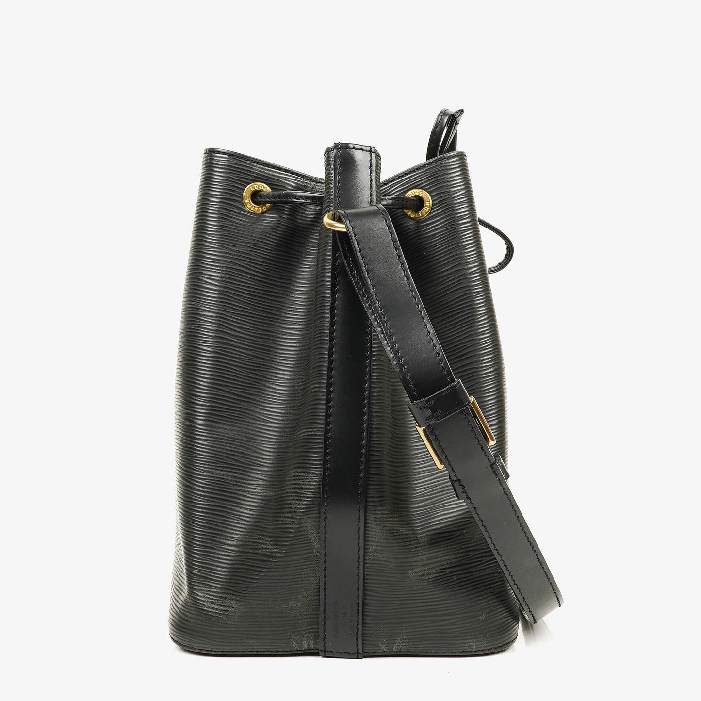 Louis Vuitton Petit Noé Schultertasche aus schwarzem Epi Leder