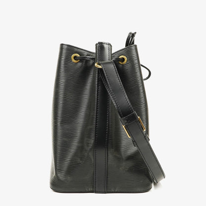 Louis Vuitton Petit Noé Schultertasche aus schwarzem Epi Leder