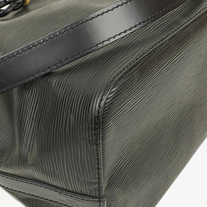 Louis Vuitton Petit Noé Schultertasche aus schwarzem Epi Leder