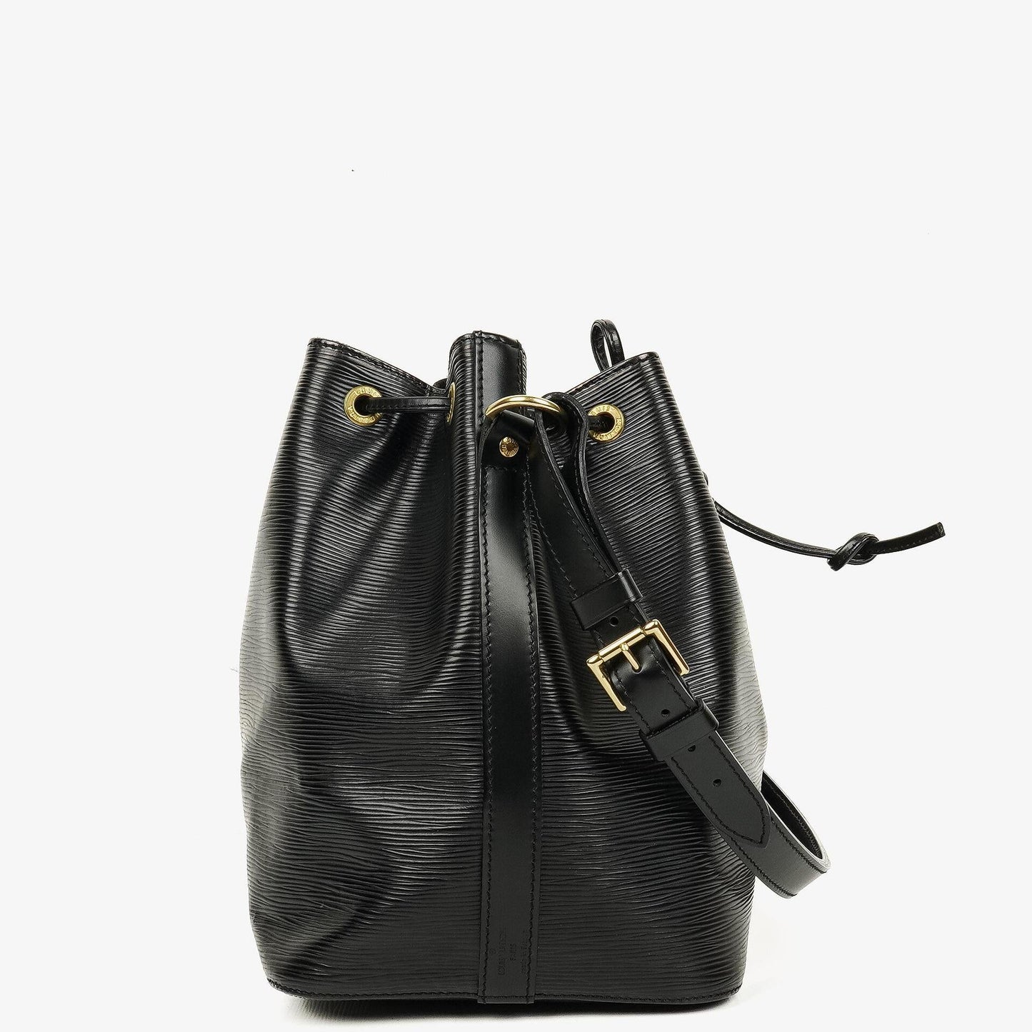 Louis Vuitton Petit Noé Schultertasche aus schwarzem Epi-Leder