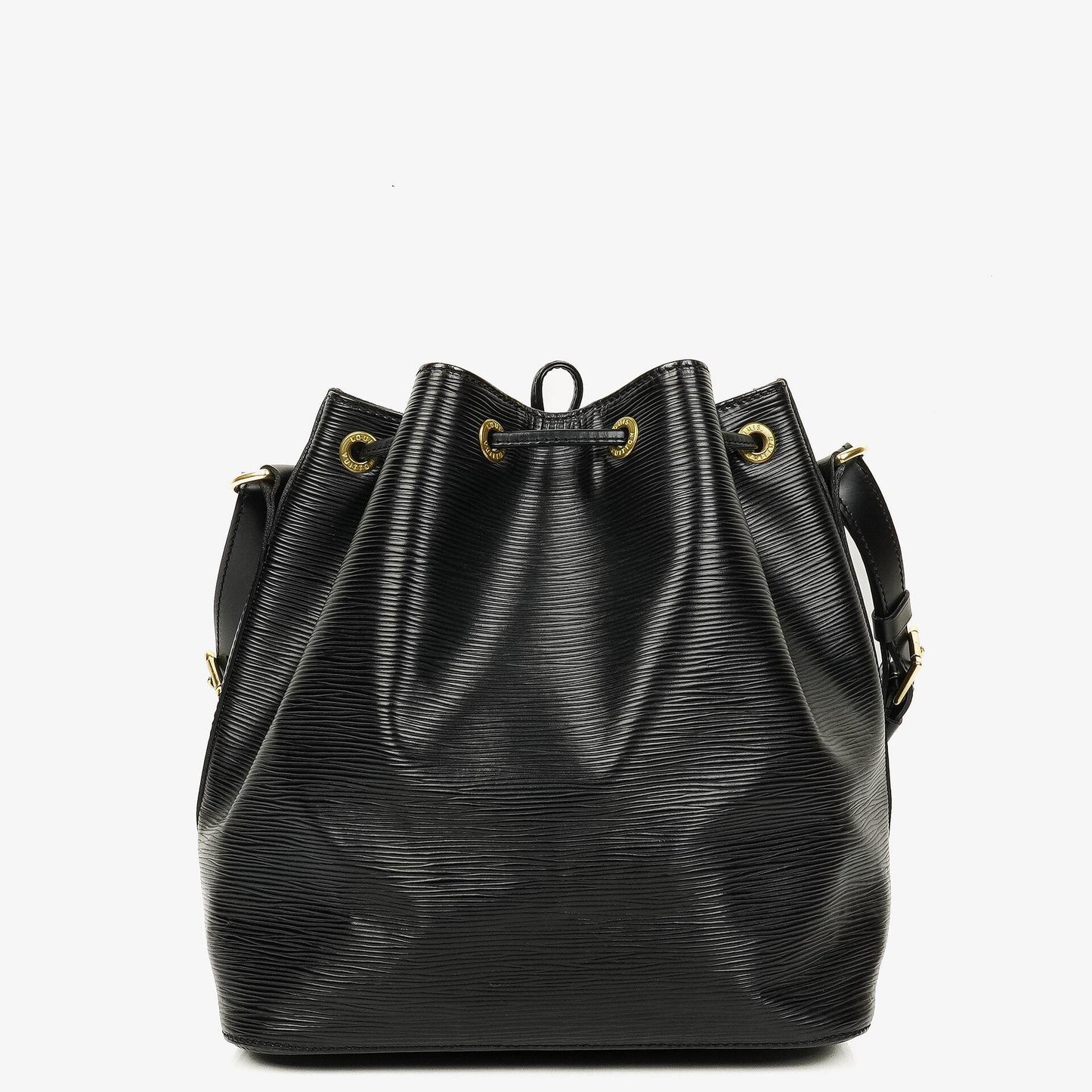 Louis Vuitton Petit Noé Schultertasche aus schwarzem Epi-Leder