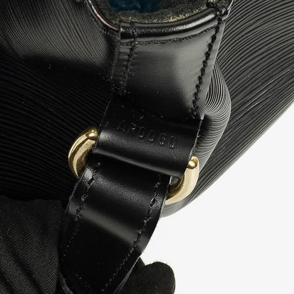 Louis Vuitton Petit Noé Schultertasche aus schwarzem Epi-Leder