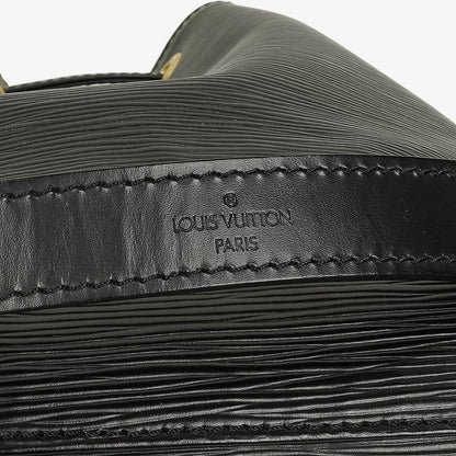 Louis Vuitton Petit Noé Schultertasche aus schwarzem Epi-Leder