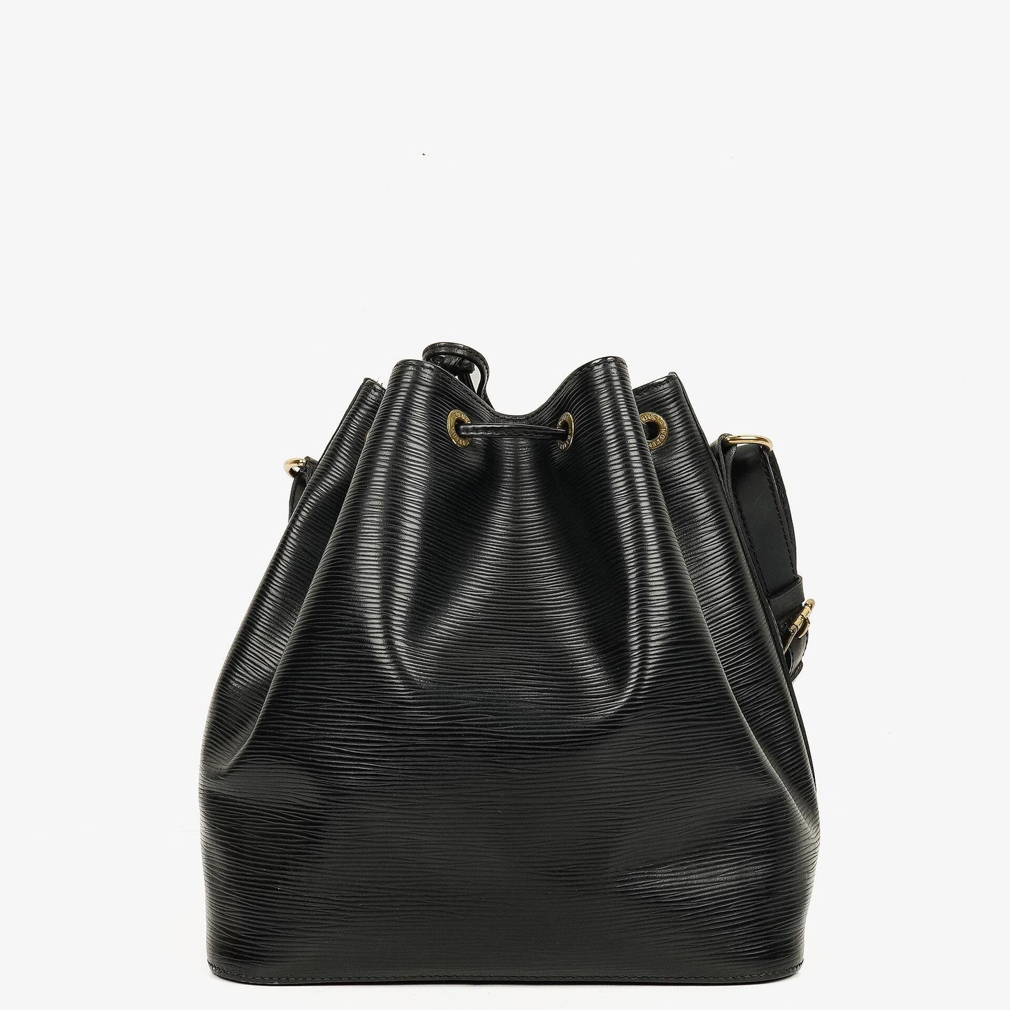 Louis Vuitton Petit Noé Schultertasche aus schwarzem Epi-Leder