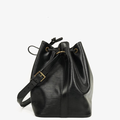 Louis Vuitton Petit Noé Schultertasche aus schwarzem Epi-Leder