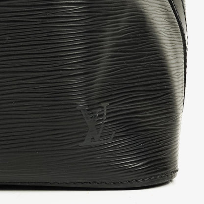 Louis Vuitton Petit Noé Schultertasche aus schwarzem Epi-Leder