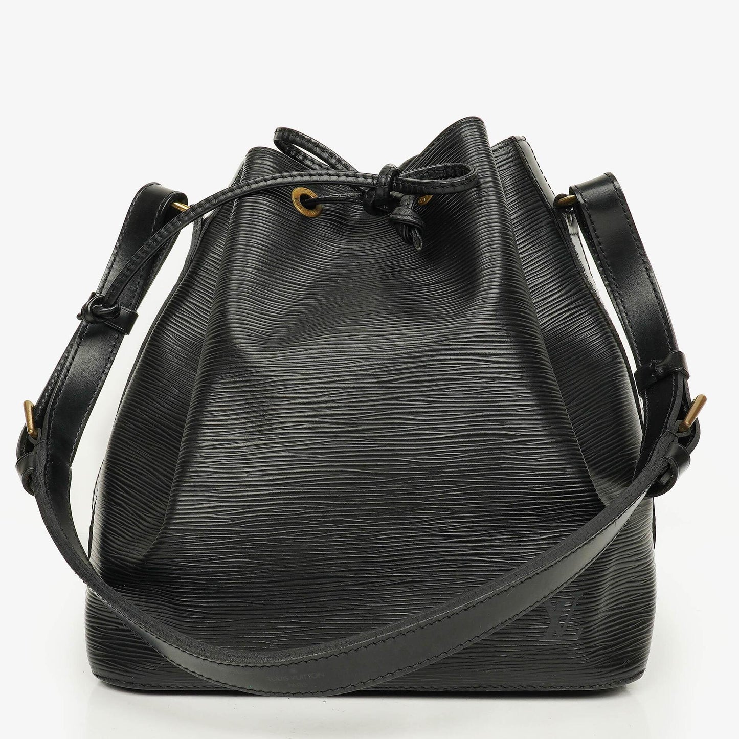Louis Vuitton Petit Noé Schultertasche aus schwarzem Epi Leder