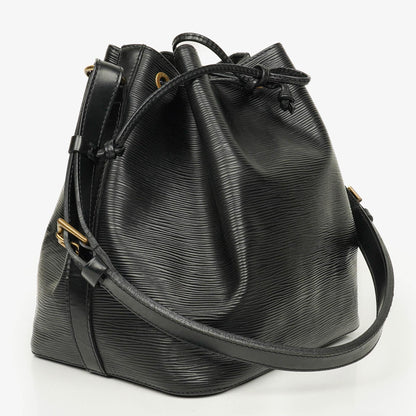 Louis Vuitton Petit Noé Schultertasche aus schwarzem Epi Leder