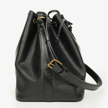 Louis Vuitton Petit Noé Schultertasche aus schwarzem Epi Leder