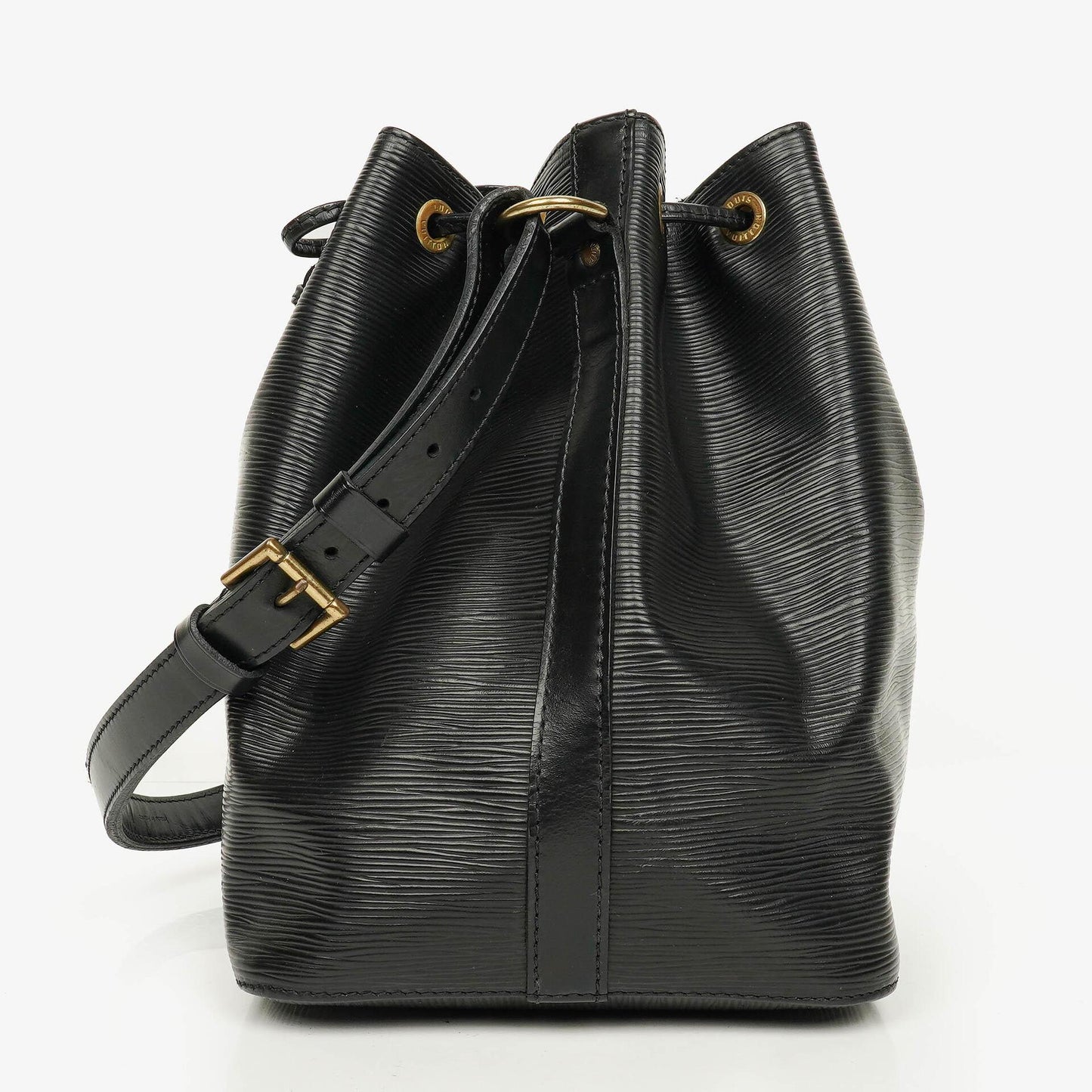 Louis Vuitton Petit Noé Schultertasche aus schwarzem Epi Leder