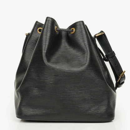 Louis Vuitton Petit Noé Schultertasche aus schwarzem Epi Leder