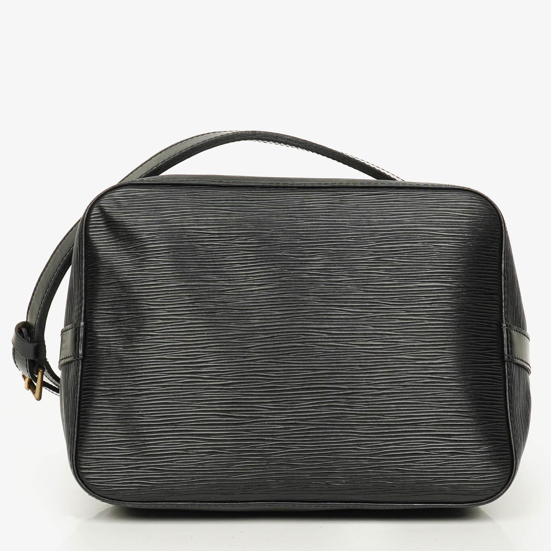 Louis Vuitton Petit Noé Schultertasche aus schwarzem Epi Leder