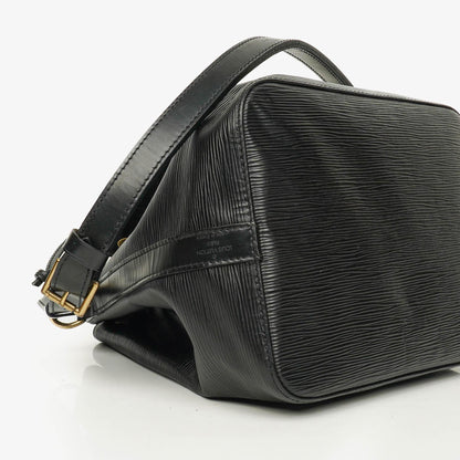 Louis Vuitton Petit Noé Schultertasche aus schwarzem Epi Leder