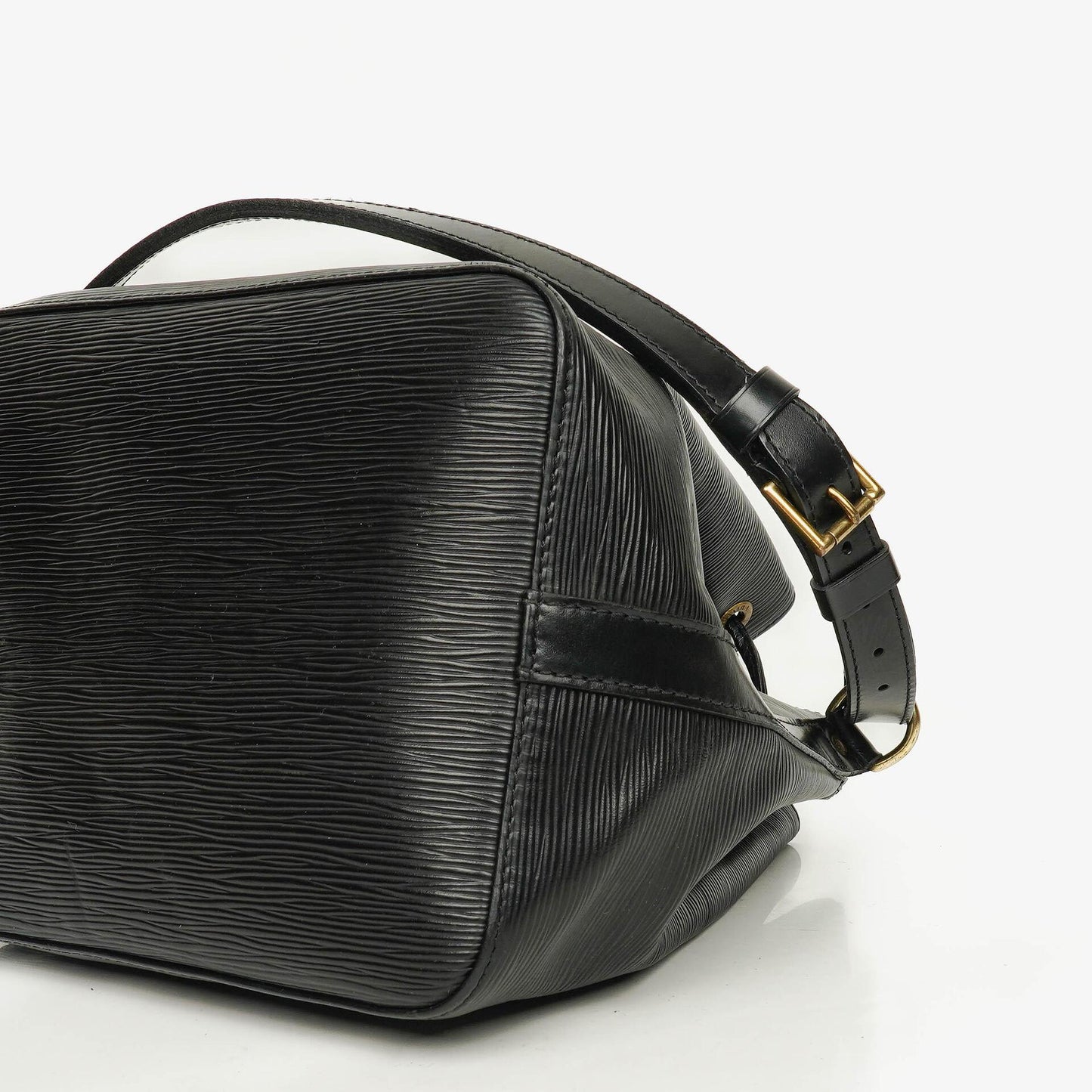 Louis Vuitton Petit Noé Schultertasche aus schwarzem Epi Leder