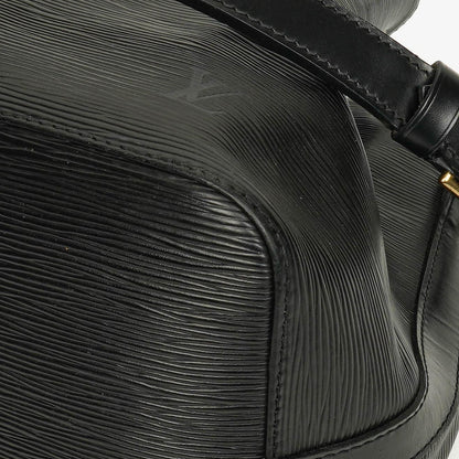 Louis Vuitton Petit Noé Schultertasche aus schwarzem Epi Leder