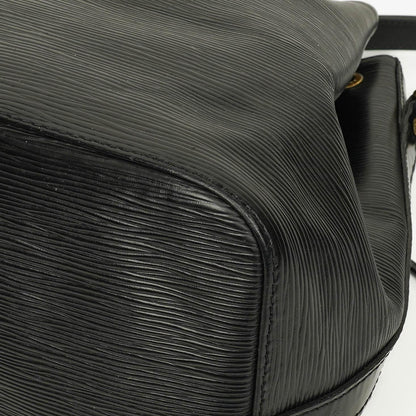 Louis Vuitton Petit Noé Schultertasche aus schwarzem Epi Leder