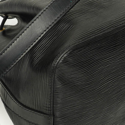 Louis Vuitton Petit Noé Schultertasche aus schwarzem Epi Leder