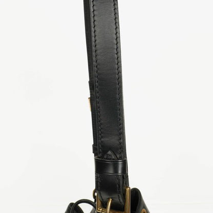 Louis Vuitton Petit Noé Schultertasche aus schwarzem Epi Leder