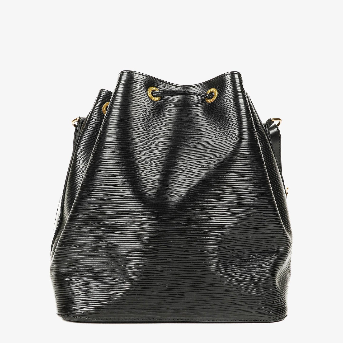 Louis Vuitton Petit Noé Schultertasche aus schwarzem Epi Leder