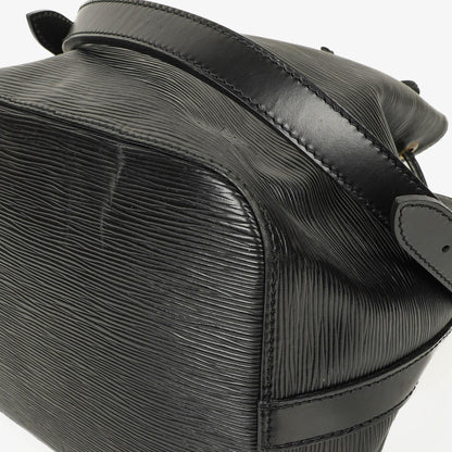 Louis Vuitton Petit Noé Schultertasche aus schwarzem Epi Leder