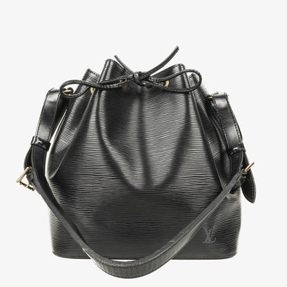 Louis Vuitton Petit Noe Schultertasche aus schwarzem Epi-Leder