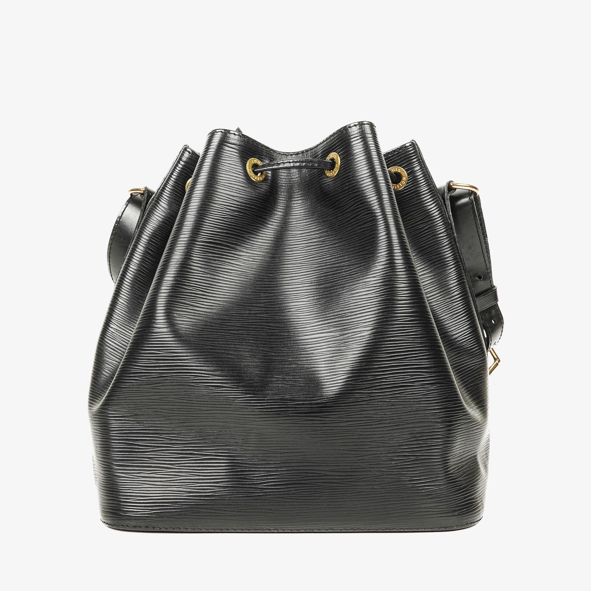 Louis Vuitton Petit Noe Schultertasche aus schwarzem Epi-Leder