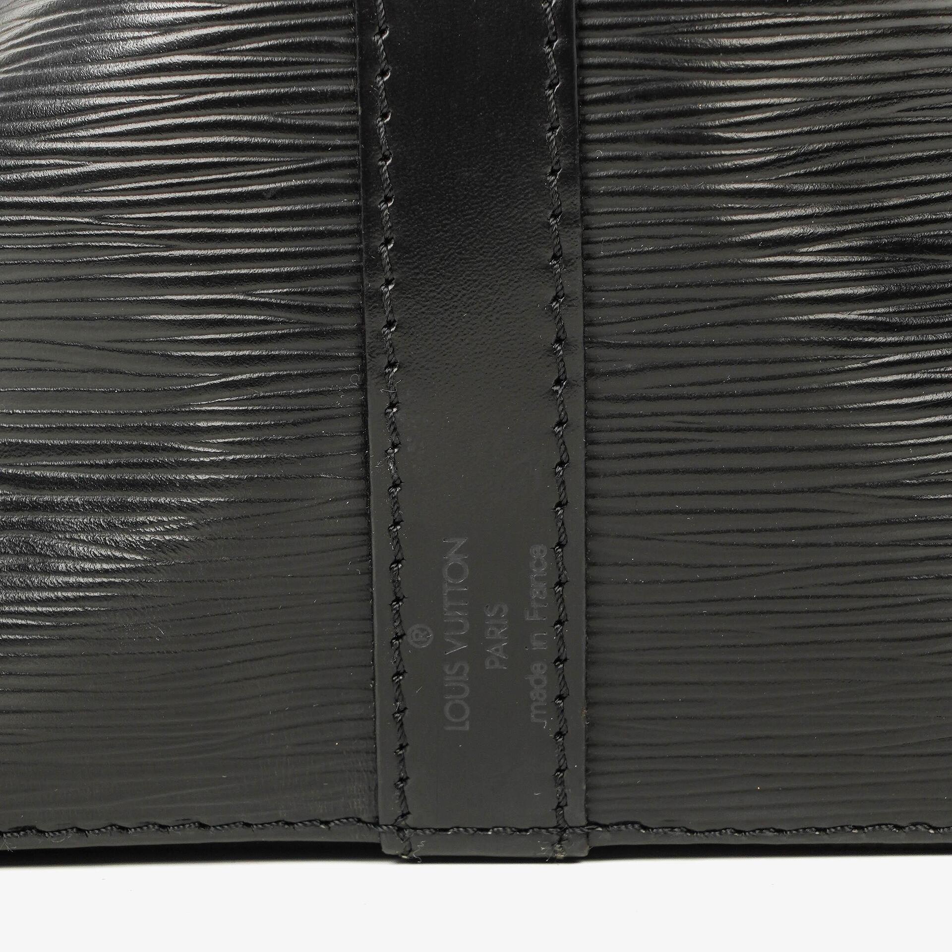Louis Vuitton Petit Noe Schultertasche aus schwarzem Epi-Leder