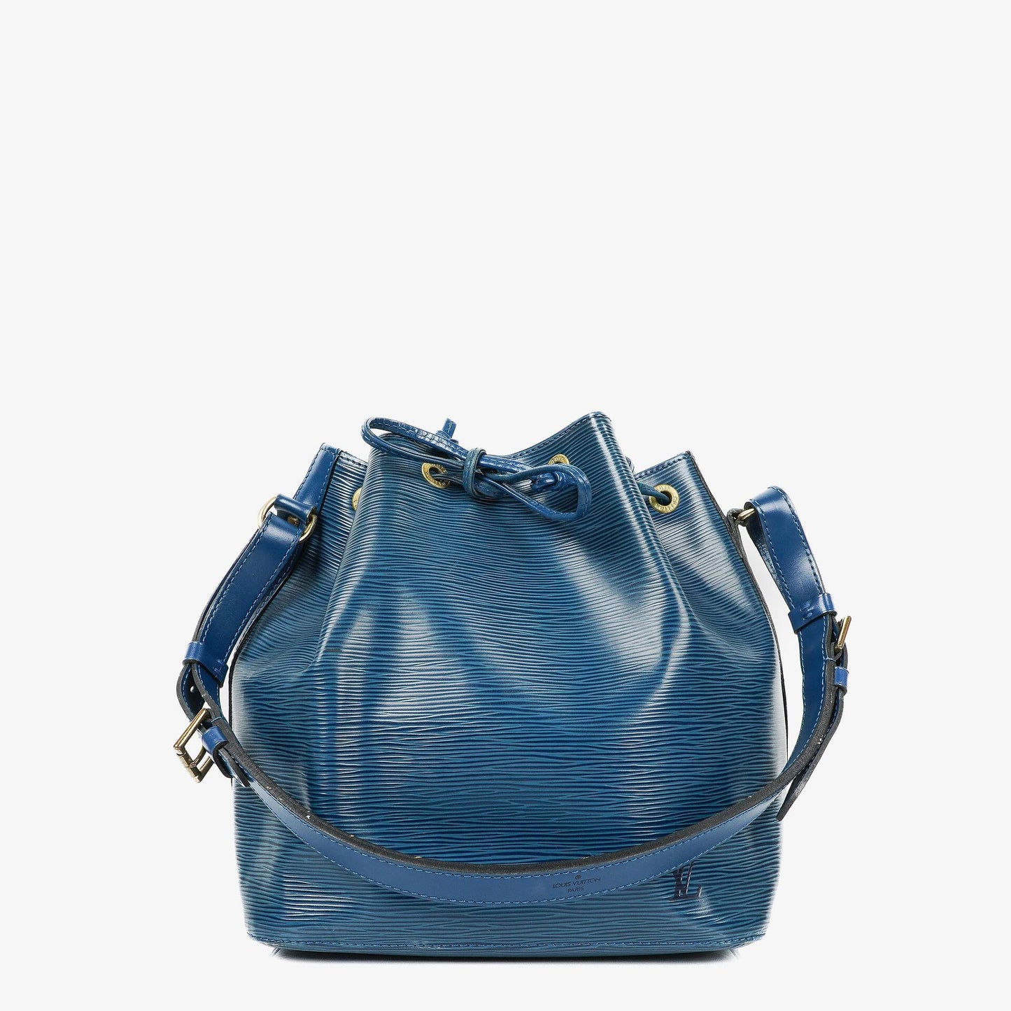 Louis Vuitton Petit Noé Schultertasche aus blauem Epi Leder