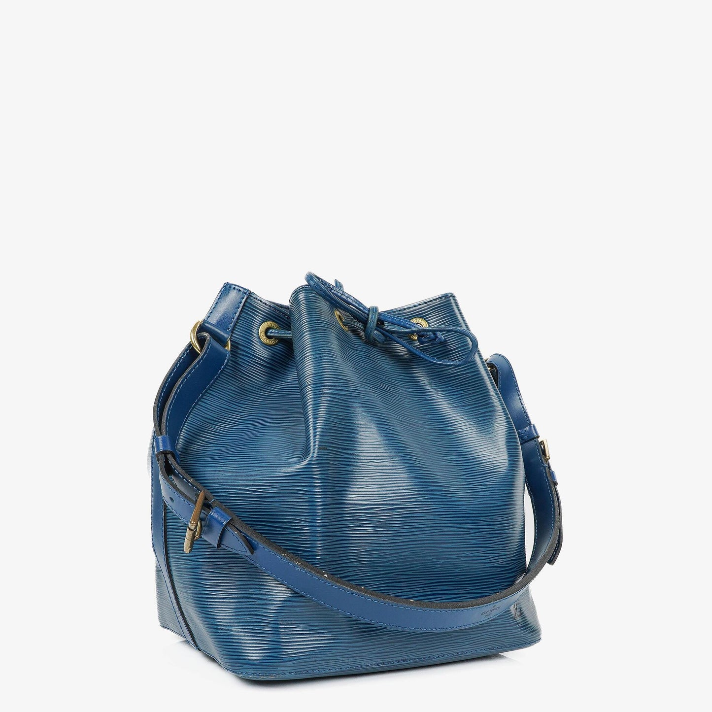 Louis Vuitton Petit Noé Schultertasche aus blauem Epi Leder