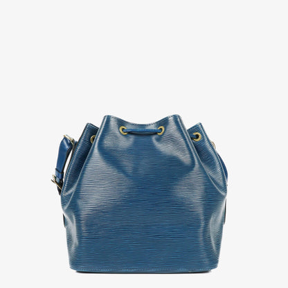 Louis Vuitton Petit Noé Schultertasche aus blauem Epi Leder