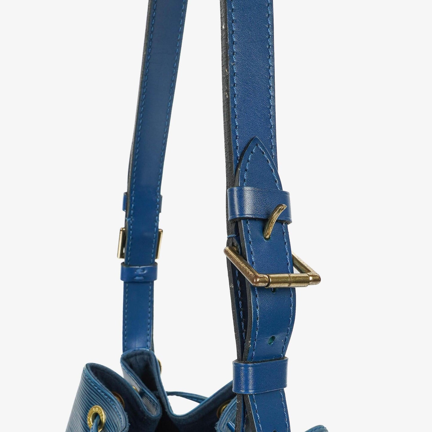 Louis Vuitton Petit Noé Schultertasche aus blauem Epi Leder