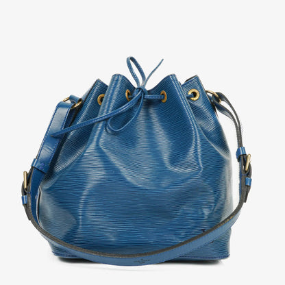 Louis Vuitton Petit Noé Schultertasche aus blauem Epi Leder