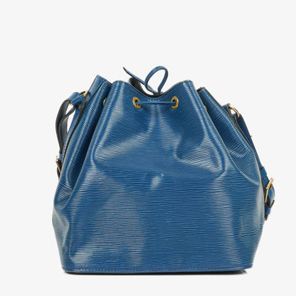 Louis Vuitton Petit Noé Schultertasche aus blauem Epi Leder