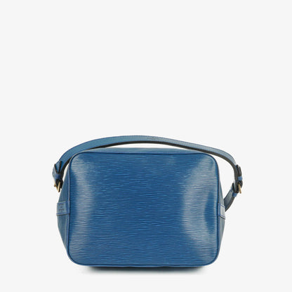 Louis Vuitton Petit Noé Schultertasche aus blauem Epi Leder
