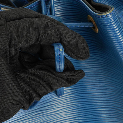 Louis Vuitton Petit Noé Schultertasche aus blauem Epi Leder