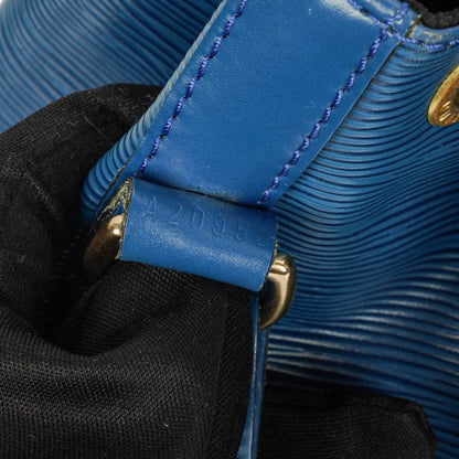 Louis Vuitton Petit Noé Schultertasche aus blauem Epi Leder