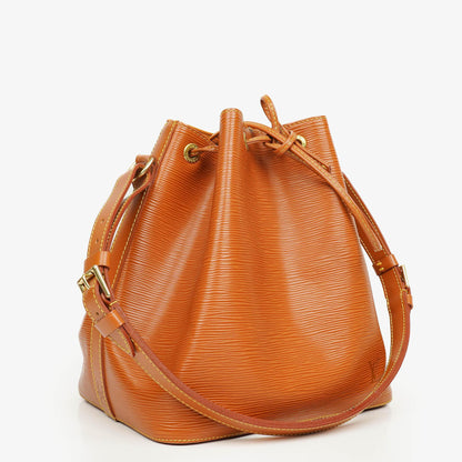 Louis Vuitton Petit Noe Schultertasche aus braunem Epi-Leder