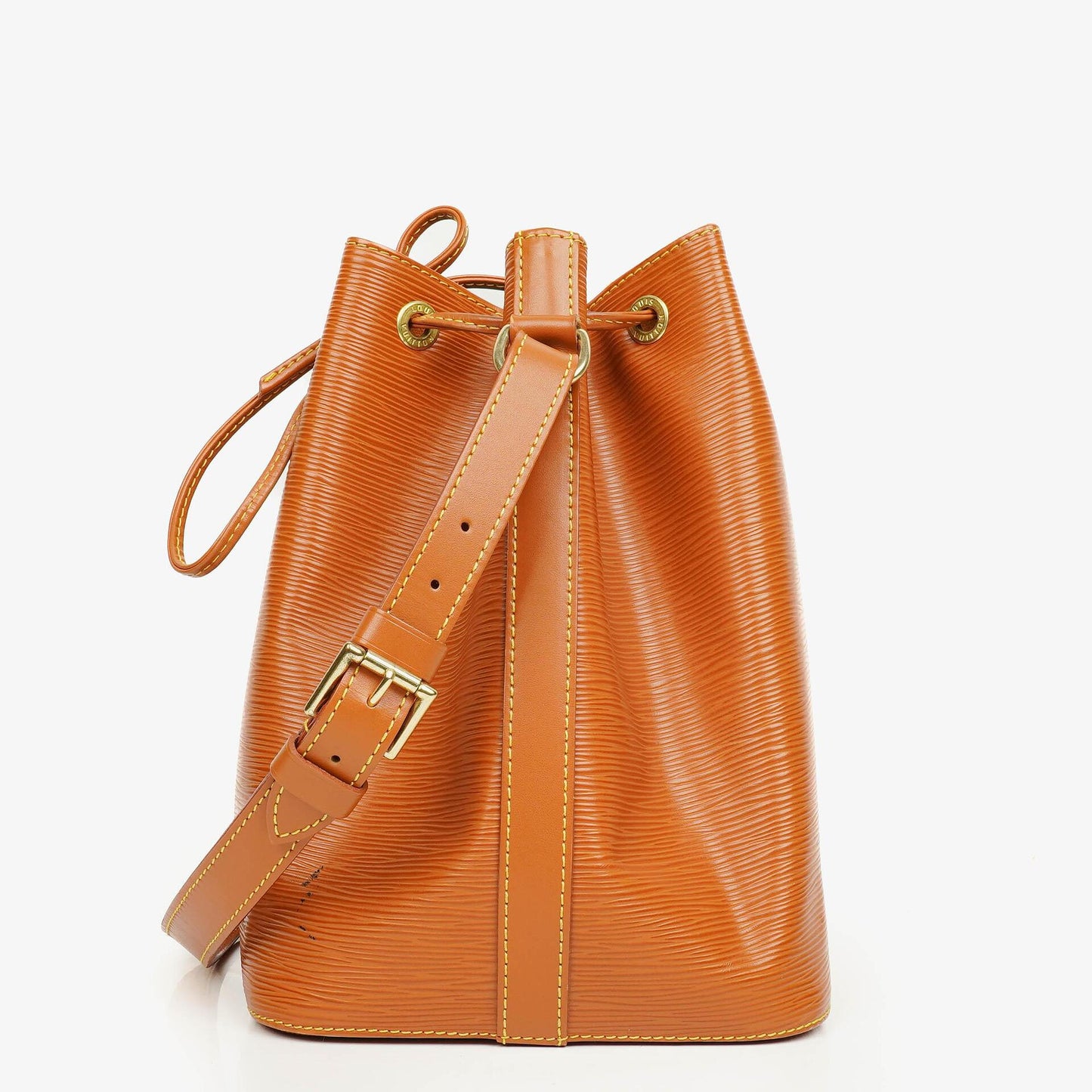 Louis Vuitton Petit Noe Schultertasche aus braunem Epi-Leder