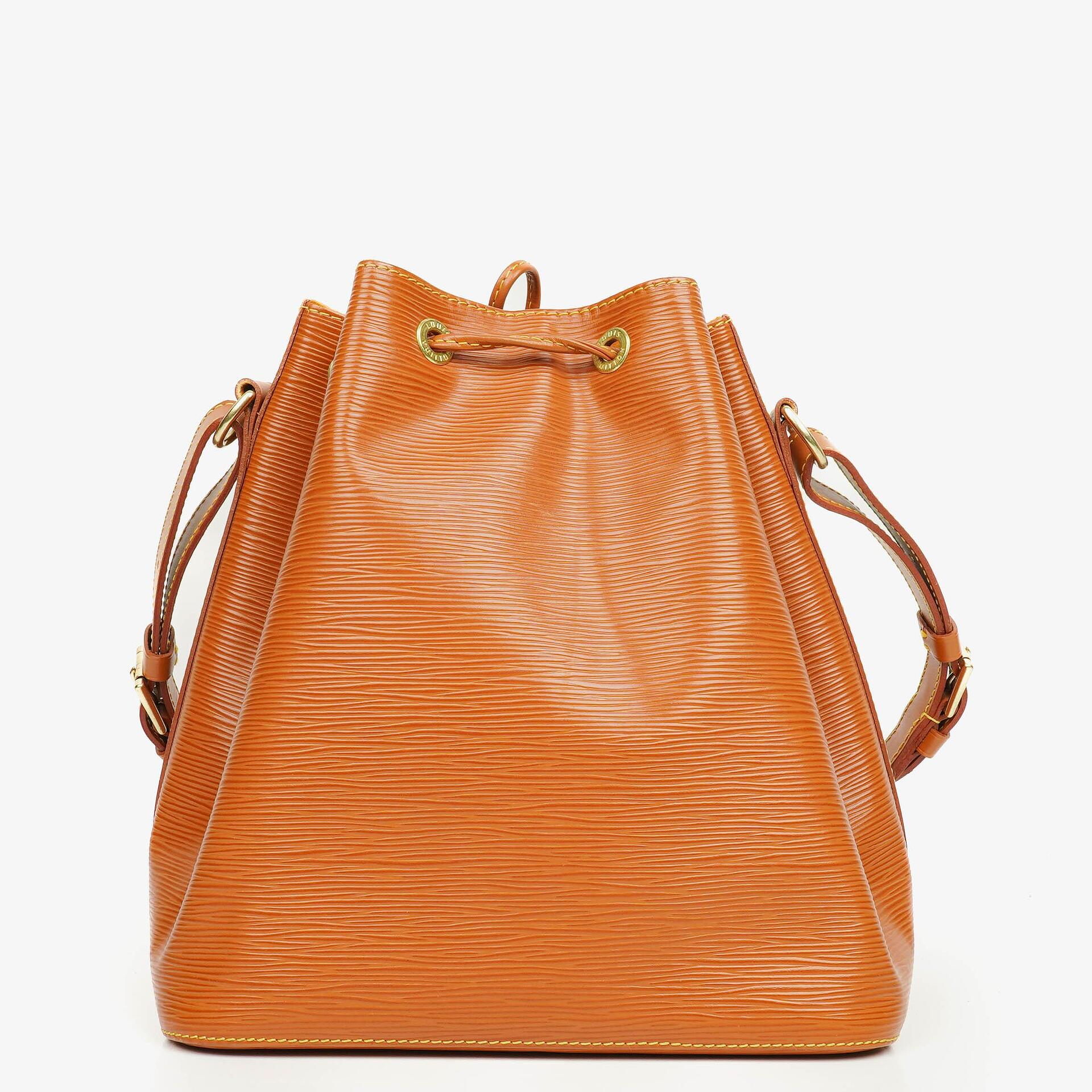 Louis Vuitton Petit Noe Schultertasche aus braunem Epi-Leder