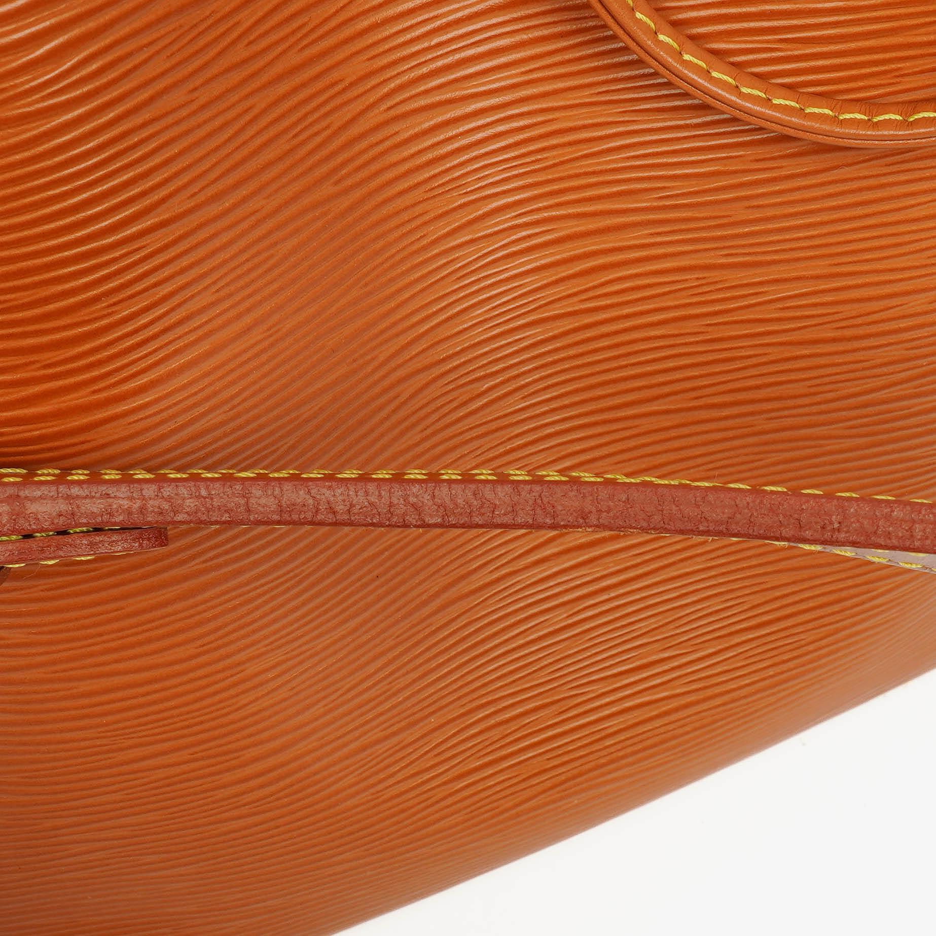 Louis Vuitton Petit Noe Schultertasche aus braunem Epi-Leder
