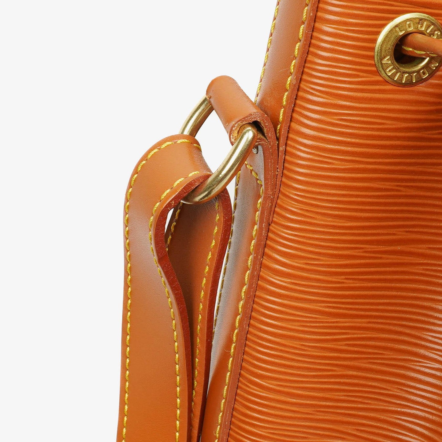 Louis Vuitton Petit Noe Schultertasche aus braunem Epi-Leder