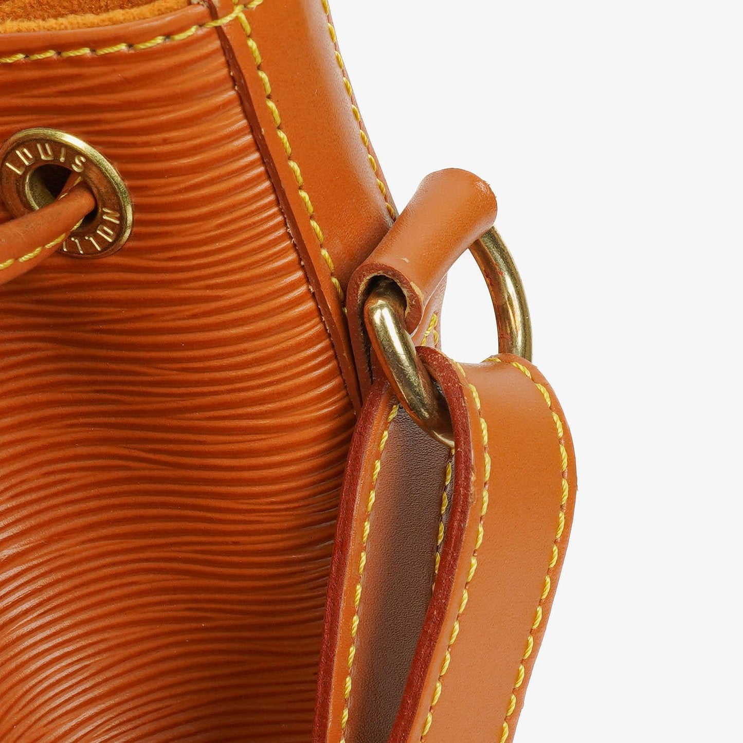 Louis Vuitton Petit Noe Schultertasche aus braunem Epi-Leder