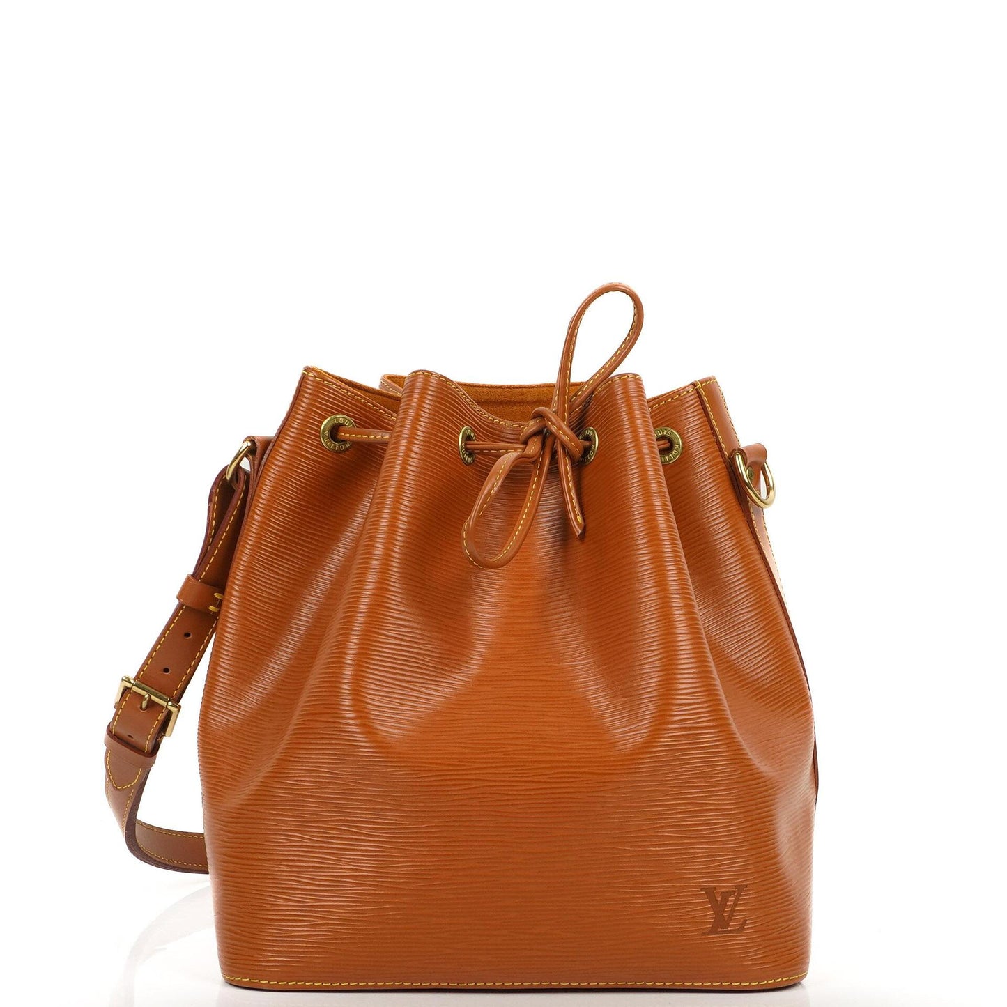 Louis Vuitton Petit Noe Schultertasche aus Cognac EPI Leder