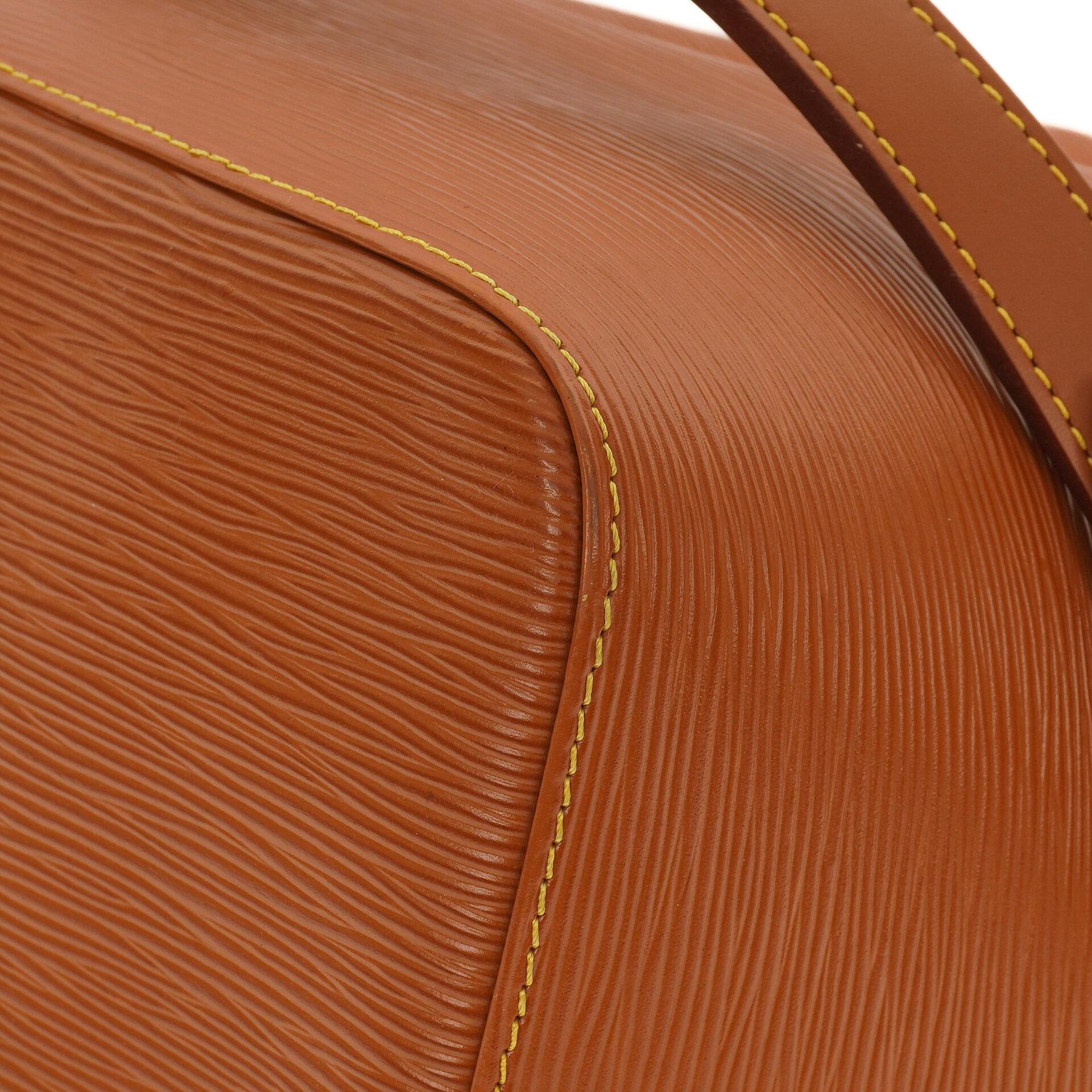 Louis Vuitton Petit Noe Schultertasche aus Cognac EPI Leder