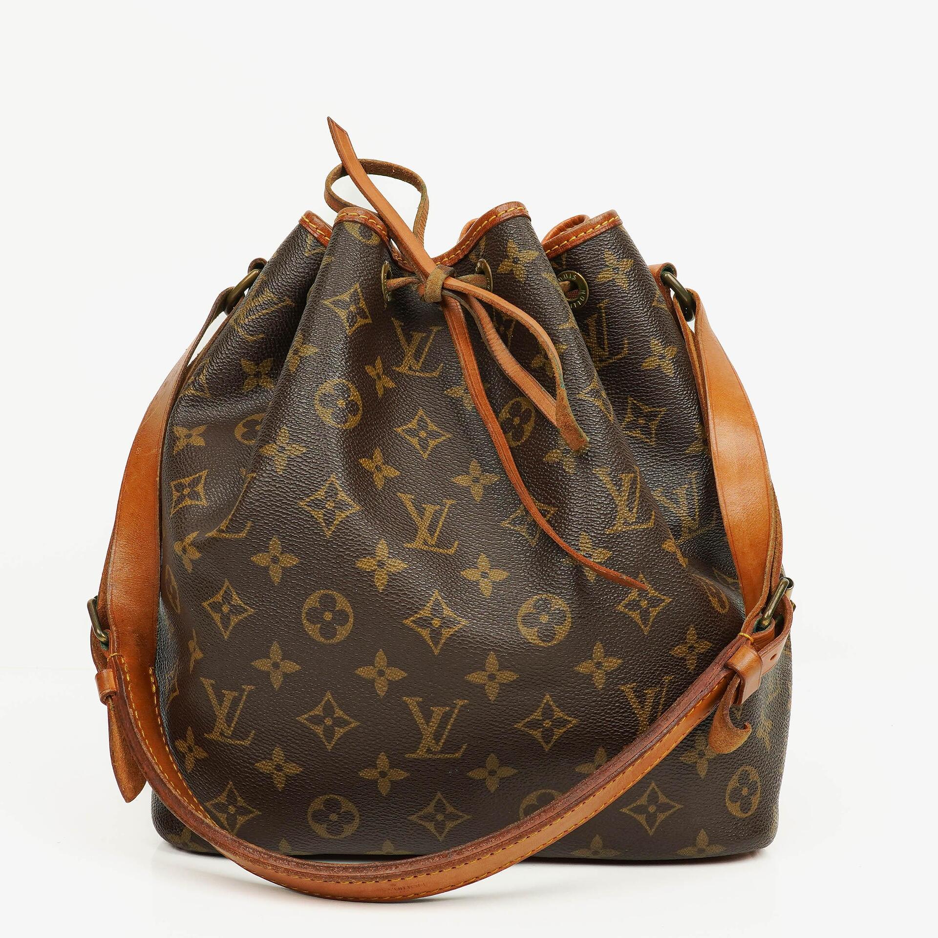 Louis Vuitton Petit Noé Malletier Schultertasche aus Monogram Canvas